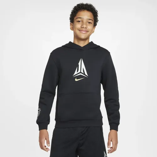 Nike Ja Big детские Pullover баскетбольные Толстовка с капюшоном цвет черный