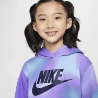 Nike Solarized Little детские Pullover Толстовка с капюшоном and Pants набор цвет фиолетовый
