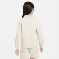 Nike Sportswear Club Fleece Big детские (Girls') Polo Top цвет коричневый