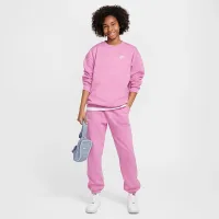 Nike Sportswear Club Fleece Big дитячі оверсайз світшот Pink