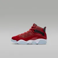 Nike Jordan 6 Rings Little детские Кроссовки цвет красный