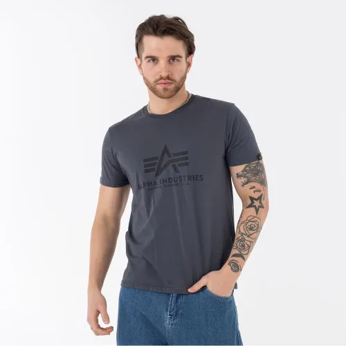 Футболка Alpha Industries Basic футболка 100501412 - Серая