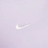 Nike Sportswear Phoenix Fleece женская оверсайз Crew-Neck свитшот цвет фиолетовый