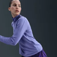 Nike Tempo жіноча Dri-FIT Mid-Rise Brief-Lined Running шорти колір фіолетовий