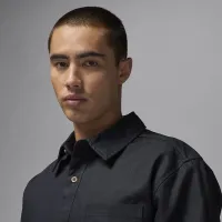 Nike Jordan Essentials чоловічі Button-Down Shirt колір чорний