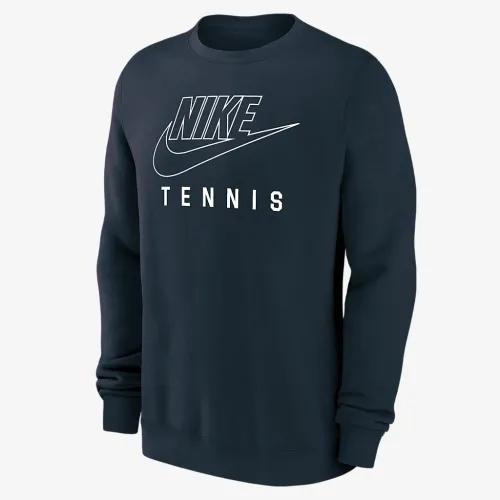 Nike Swoosh Club Fleece чоловічі Tennis Pullover Crew-Neck світшот блакитний