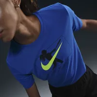 Nike женская Dri-FIT Softball футболка синий