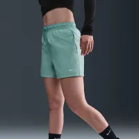 Nike Sportswear Classic Wovens женская Mid-Rise шорты цвет зеленый