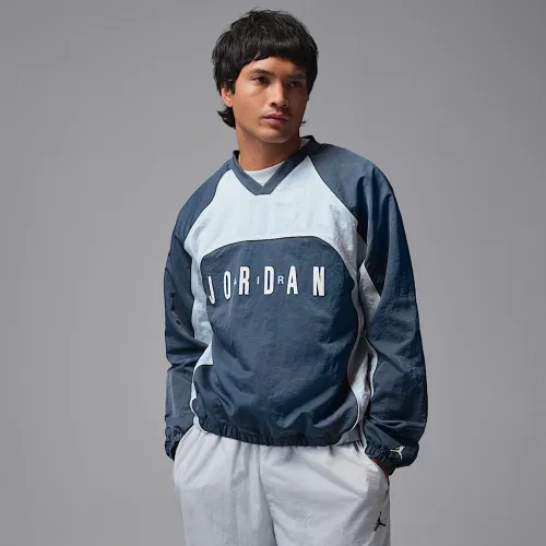 Nike Jordan Flight чоловічі Long-Sleeve Warm-Up Top блакитний