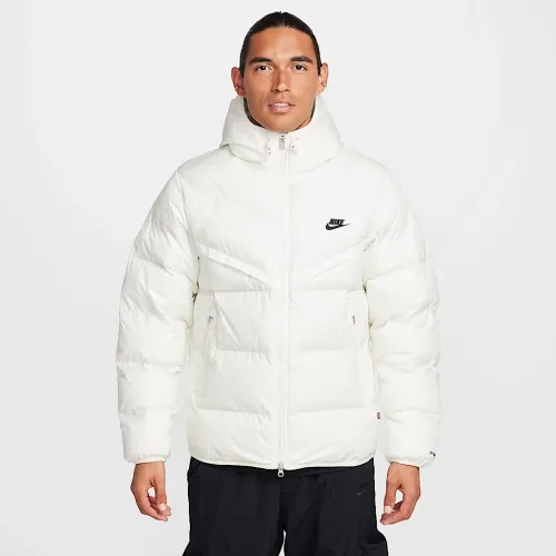 Nike Windrunner PrimaLoft® мужские Storm-FIT Hooded Puffer Куртка цвет белый