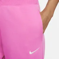 Nike Sportswear Phoenix Fleece женская С высокой Талией Wide-Leg Sweatpants Pink