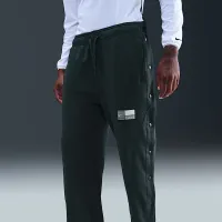 Nike женская Fleece Tear-Away баскетбольные Pants цвет зеленый