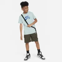 Nike SB Big дитячі футболка колір зелений