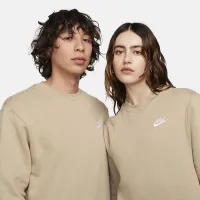 Nike Sportswear Club Fleece чоловічі Crew колір коричневий