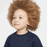 Nike Tech Fleece Toddler Tee and шорти комплект колір сірий