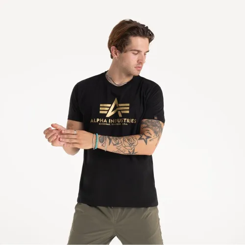 Футболка Alpha Industries Basic Carbon 100501CB365 -  Черная
