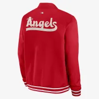Los Angeles Angels Authentic Collection City Connect мужские Nike MLB Full-Zip Bomber Куртка цвет красный
