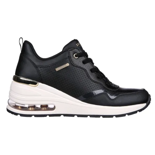 Кроссовки Женские Skechers MILLION AIR-HOTTER (155399-BLK)