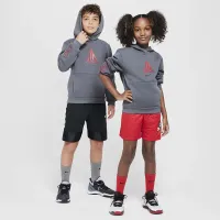 Nike Ja Big детские Pullover баскетбольные Толстовка с капюшоном цвет серый