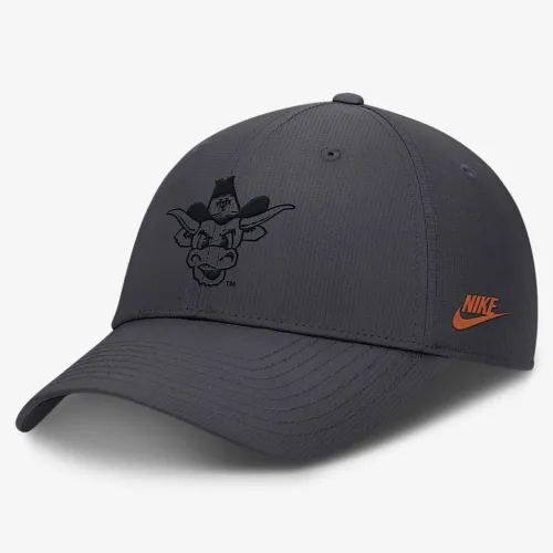 Texas Longhorns Core Rise Vault мужские Nike Dri-FIT College Adjustable Hat цвет серый
