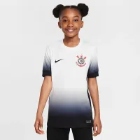 S.C. Corinthians 2024/25 Stadium Home Big дитячі Nike Dri-FIT Soccer Replica Jersey колір білий