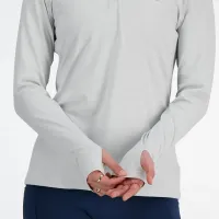 Кофта/футболка New Balance WT41150AHH - Сіра