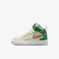 Nike Force 1 Mid SE EasyOn Little детские Кроссовки цвет белый