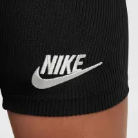 Nike Little дитячі Wild Flower Boxy футболка and шорти комплект колір чорний