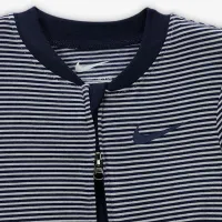 Nike Baby Essentials Baby (0-9M) Striped Footed Coverall синий