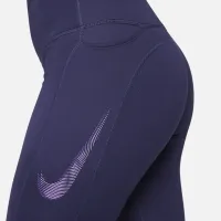 Nike Fast жіноча Mid-Rise 7/8 Graphic лосіни з кишенямиколір фіолетовий