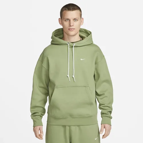 Nike Solo Swoosh чоловічі Fleece Pullover Толстовка з капюшоном колір зелений