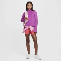 Nike Pro Girls' Therma-FIT 1/2-Zip Top колір фіолетовий