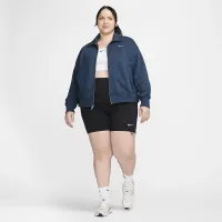 Nike Sportswear Phoenix Fleece женская оверсайз Track Куртка (большие размеры) синий
