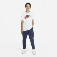 Nike Sportswear Big дитячі бавовняніфутболка колір білий