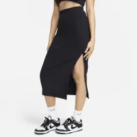 Nike Sportswear Chill Rib женская Slim Midi юбка цвет черный