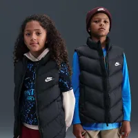 Nike Sportswear All Day Play Big детские Therma-FIT Loose-Fit Puffer Vest цвет черный