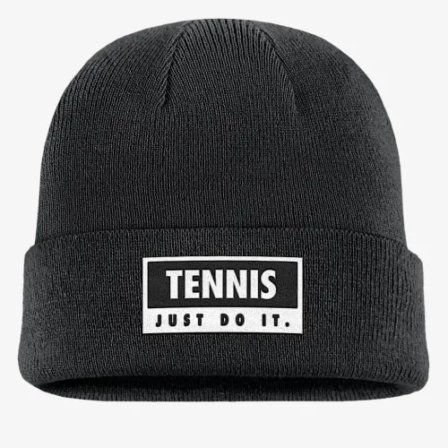 Nike Swoosh Peak Tennis Beanie цвет черный