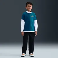 Nike Sportswear Big детские футболка синий