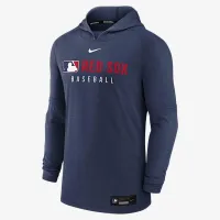 Boston цвет красный Sox Authentic Collection мужские Nike Dri-FIT MLB Pullover Толстовка с капюшоном синий