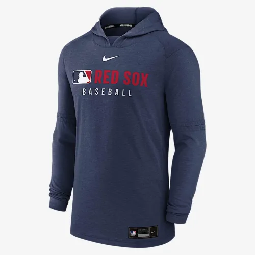 Boston колір червоний Sox Authentic Collection чоловічі Nike Dri-FIT MLB Pullover Толстовка з капюшоном блакитний