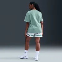Nike женская Loose Short-Sleeve баскетбольные футболка цвет зеленый