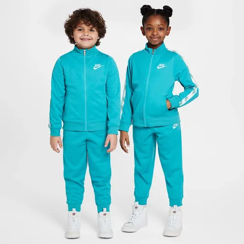 Nike Dri-FIT Little детские Logo Taping 2-Piece Full-Zip набор цвет зеленый