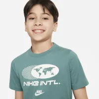 Nike Sportswear Amplify Big детские футболка цвет зеленый