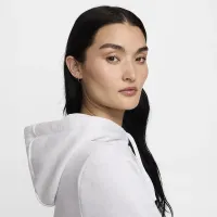Nike Sportswear Club Fleece жіноча Full-Zip Толстовка з капюшоном колір коричневий
