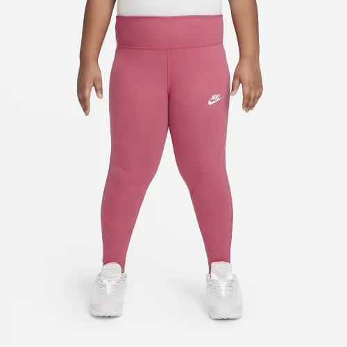 Nike Sportswear Favorites Big дитячі (Girls') З високою талією лосіни (Extended Size) Pink