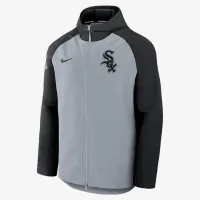 Chicago цвет белый Sox Authentic Collection Men’s Nike Therma MLB Full-Zip Куртка цвет серый