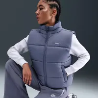 Nike Sportswear Classic Puffer женская Therma-FIT Loose Vest синий
