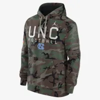 Nike North Carolina Tar Heels Military Appreciation Club Men’s Jordan Brand College Pullover Толстовка з капюшоном колір зелений