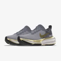 Nike Invincible 3 By You Custom мужские Road Running Кроссовки цвет серый
