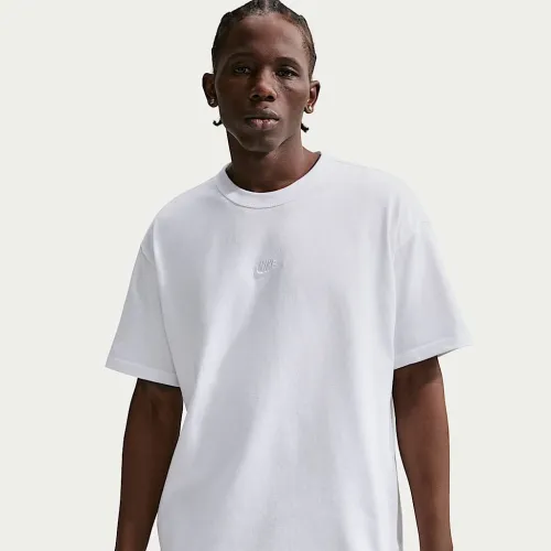 Nike Sportswear Premium Essentials мужские футболка цвет белый